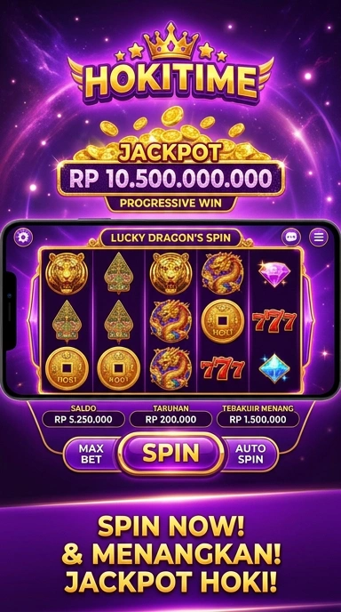 Screenshot menunjukkan berbagai kategori aplikasi di hokitime untuk pilihan yang lebih mudah.